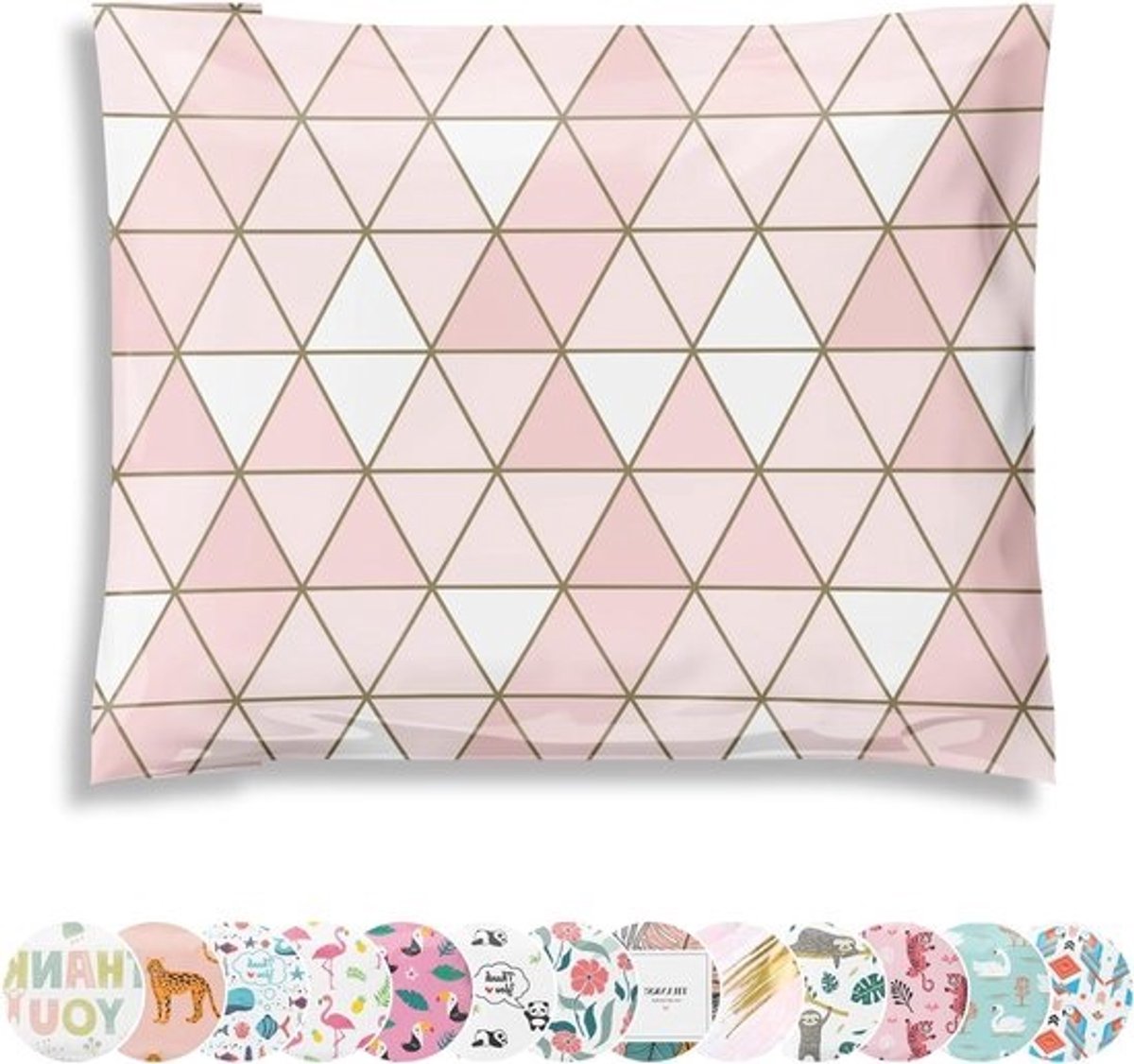 Poly Mailers - Verzendzakken Enveloppen - Kleding Verzenden - Herbruikbaar Waterdicht - 10x13 inch - Rosé