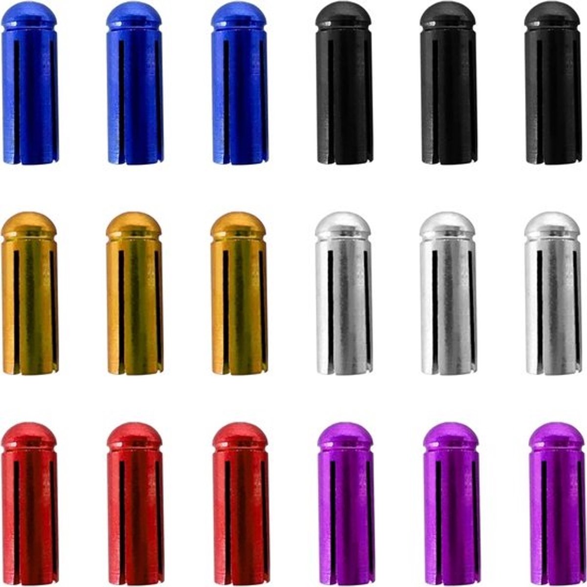 Allecto Plus - 18 Stuks Dart Flight Wing Savers Aluminium 90 Graden Dart Accessoires met Retainer - Professionele Competitie Darts Accessoires