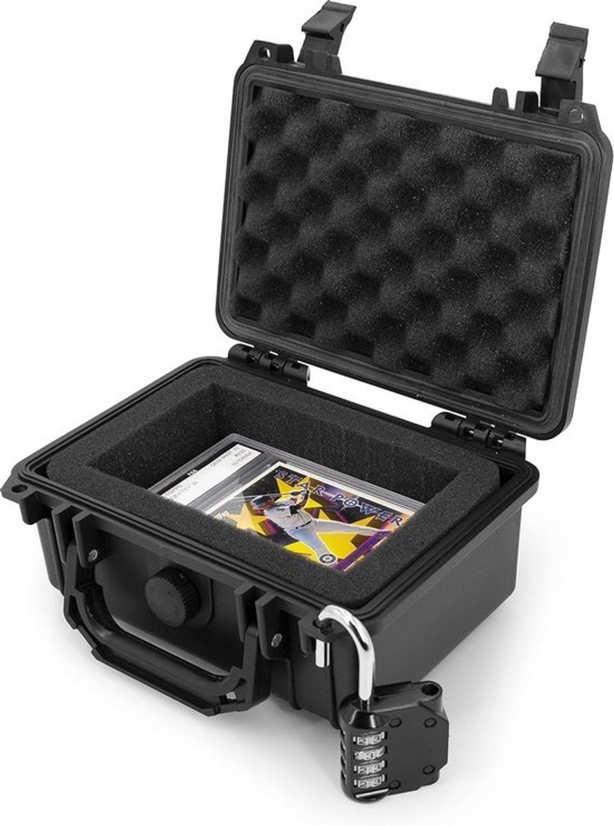 Graded Card Case - Robuuste en veilige opbergkoffer voor genummerde kaarten en handelsspeelkaarten