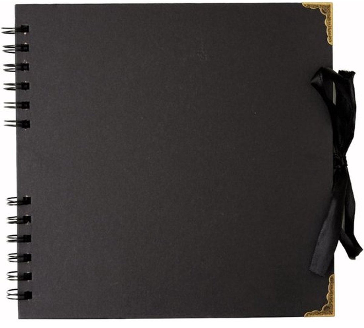 Zwart plakboek fotoalbum 60 pagina's - 31 cm x 31 cm spiraal gebonden bruiloft fotoalbum 180 gsm geheugenboek voor foto's, souvenirs en herinneringen