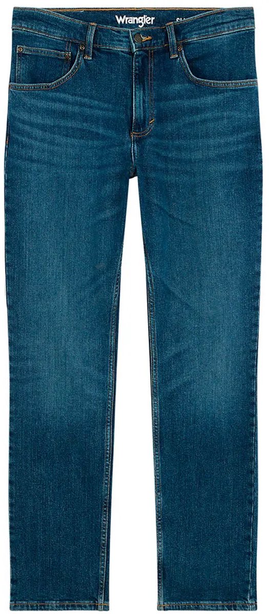 Wrangler Slim Fit Spijkerbroek 40 32 Man Blauw