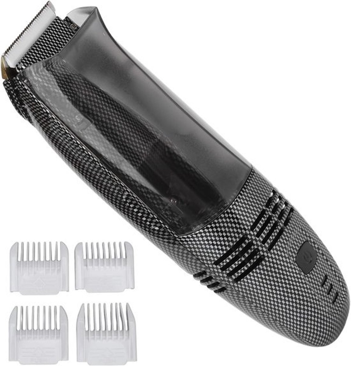 Professionele Elektrische Haartrimmer Mannen met Automatische Haaropvang en Grote Batterij