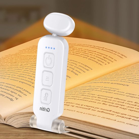 Nogd Leeslamp Boekenklem - Klemlicht USB C - Lezen in Bed - Instelbare ...