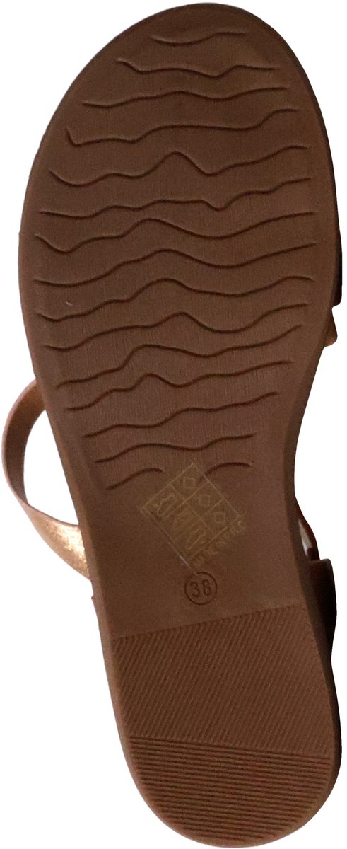 Platte sandalen met bandjes