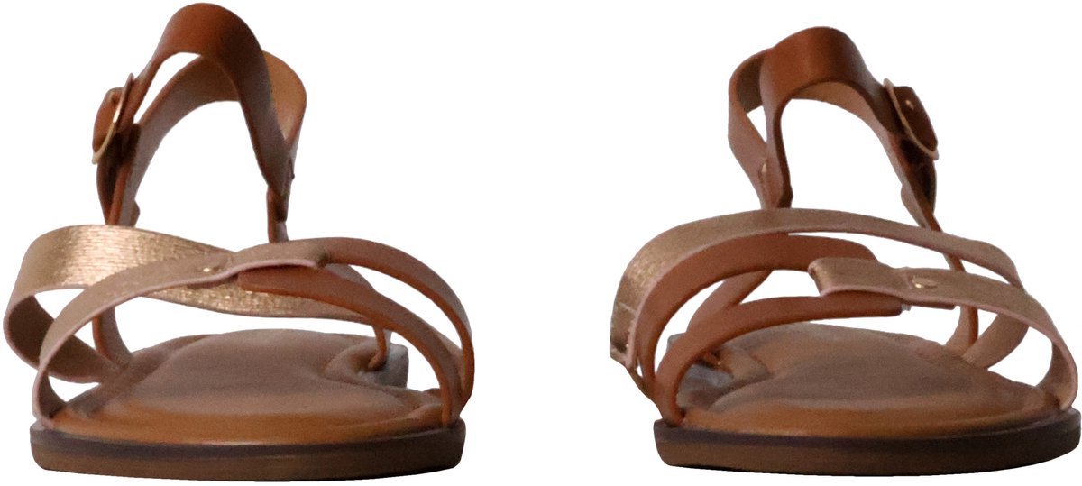 Platte sandalen met bandjes