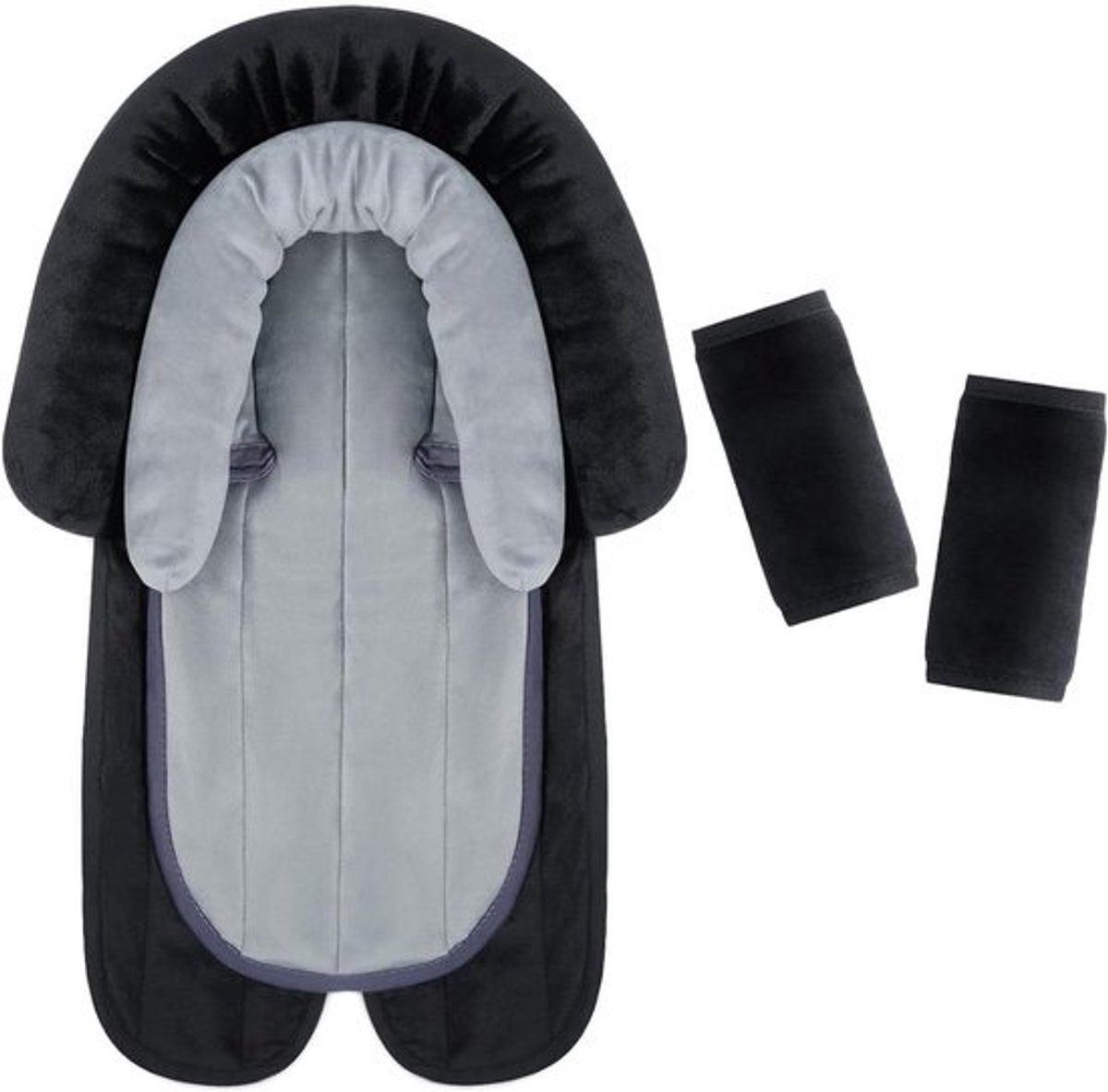 Universele 2-in-1 Babyzitverkleiner met Zittingkussen voor Autostoelen en Kinderwagens – Ideaal voor Elk Seizoen, 51 x 30 cm