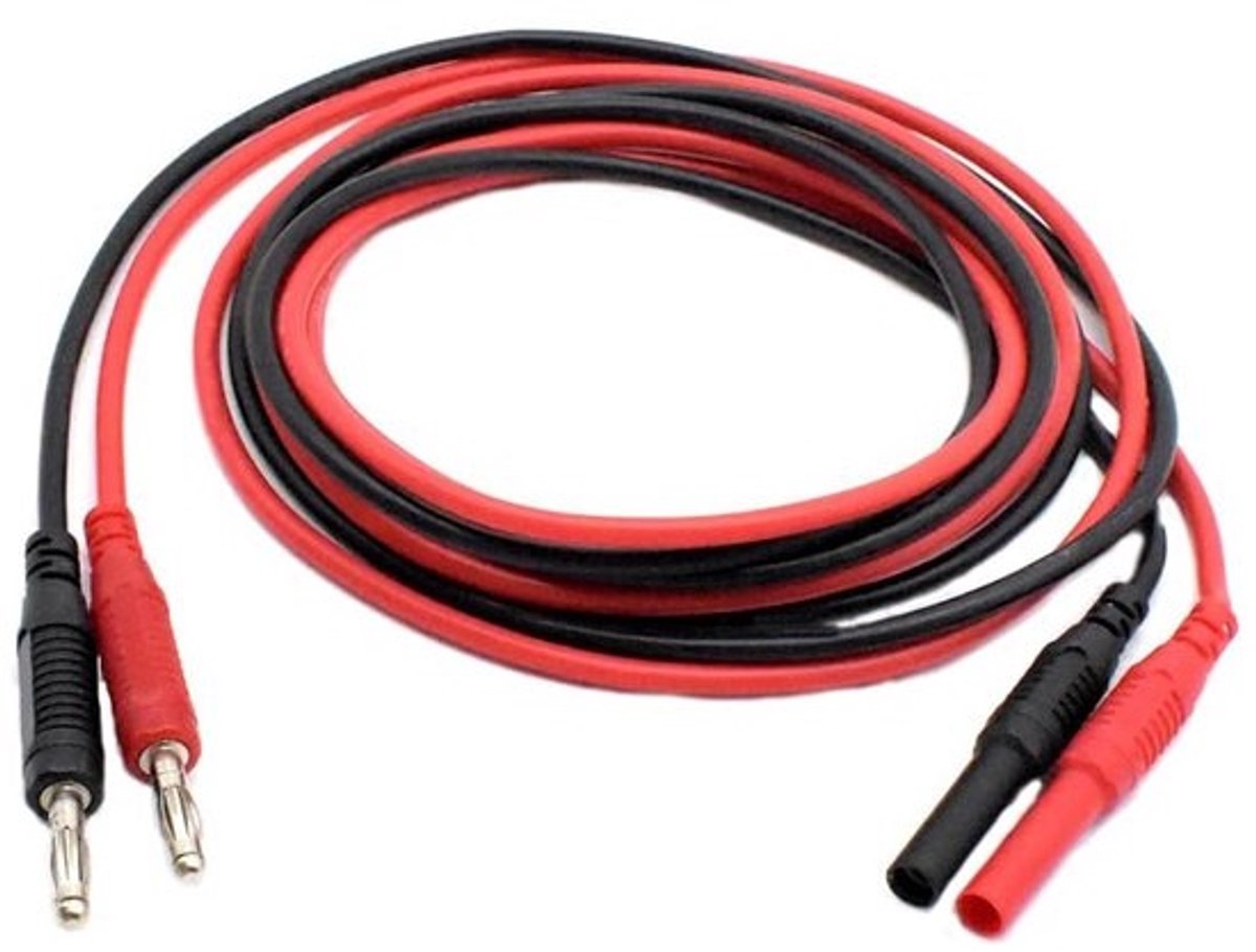 Professionele Multimeter Meetsnoerset: 1000V 15A Testkabels met Banaanstekker en Krokodillenclips
