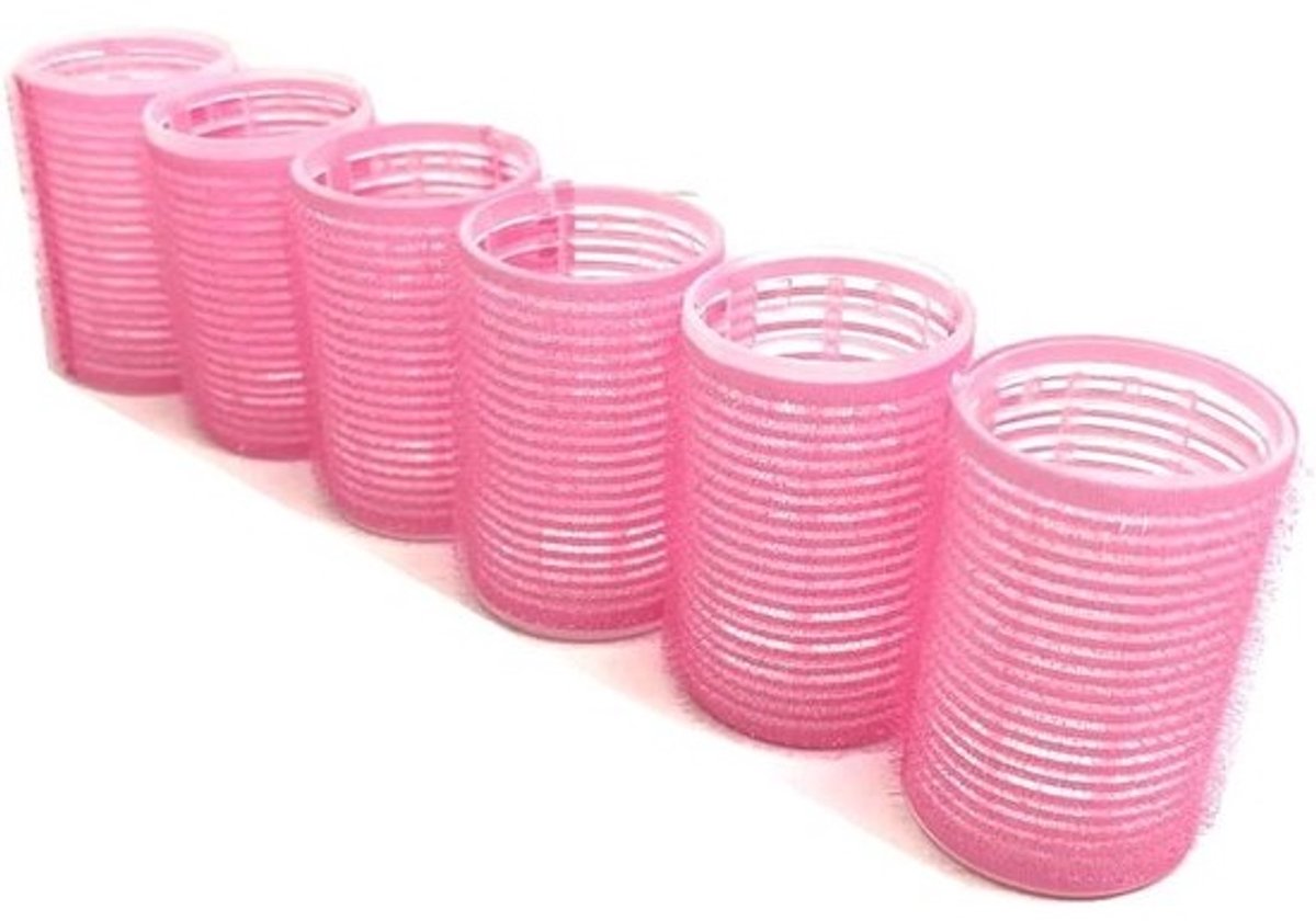 Haarrollers - Krulspelden - Haar Stijlen - Zelfklevend - 6 stuks - Diverse Kleuren