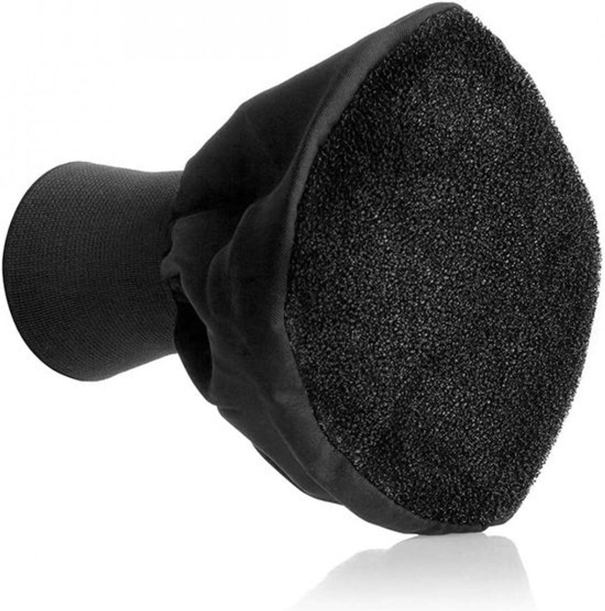 Universele Haardroger Diffuser - Reis Diffuser Spons - Krullen Drogen - Uittrekbare Opening - 30 gram - Zwart