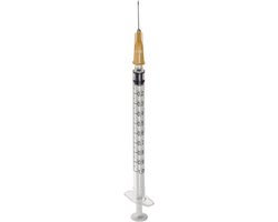 BD Plastipak Sub-Q insulinespuit 1 ml 26G 100 stuks