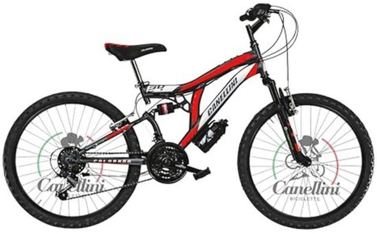 Kinderfiets Full Suspension 24 inch voor Jongeren