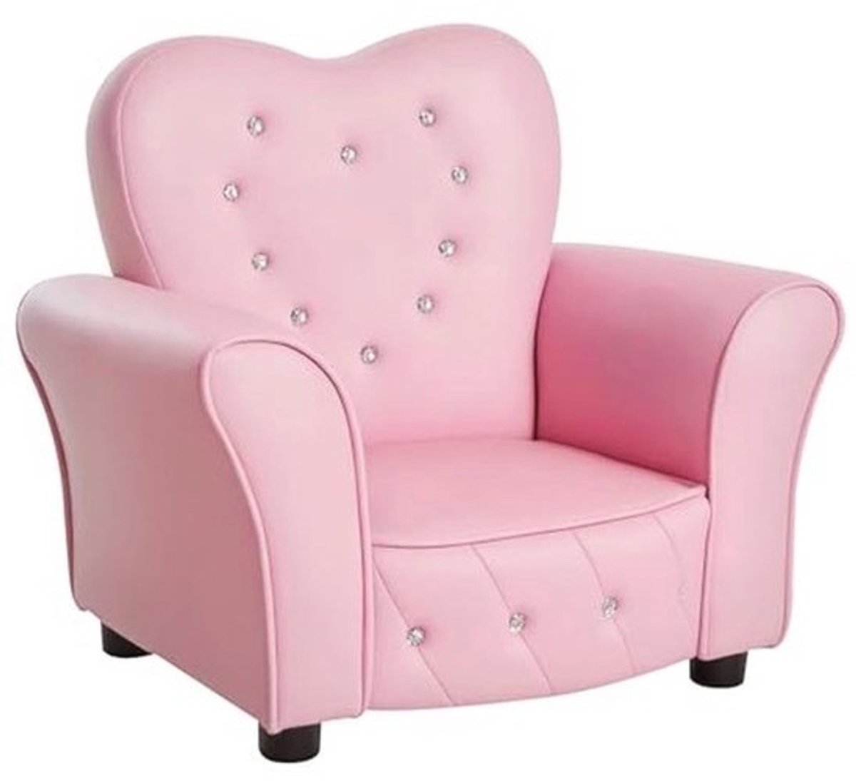 Mini Fauteuil voor Kinderen - Roze Prinses Zitting voor Speelkamer
