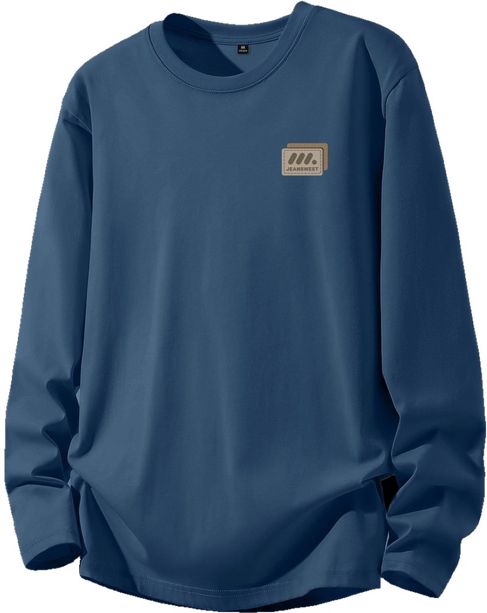 Currero Sweater Heren Sweaters Sweatshirt Hoodie Warme Trui Pullover Jumper Crewneck Vest Haze Blauw