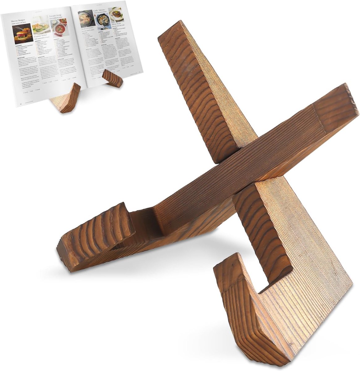 DYVNS® Leesboek Standaard - Boekenstandaard - Boekensteun - Boekenhouder - Hout