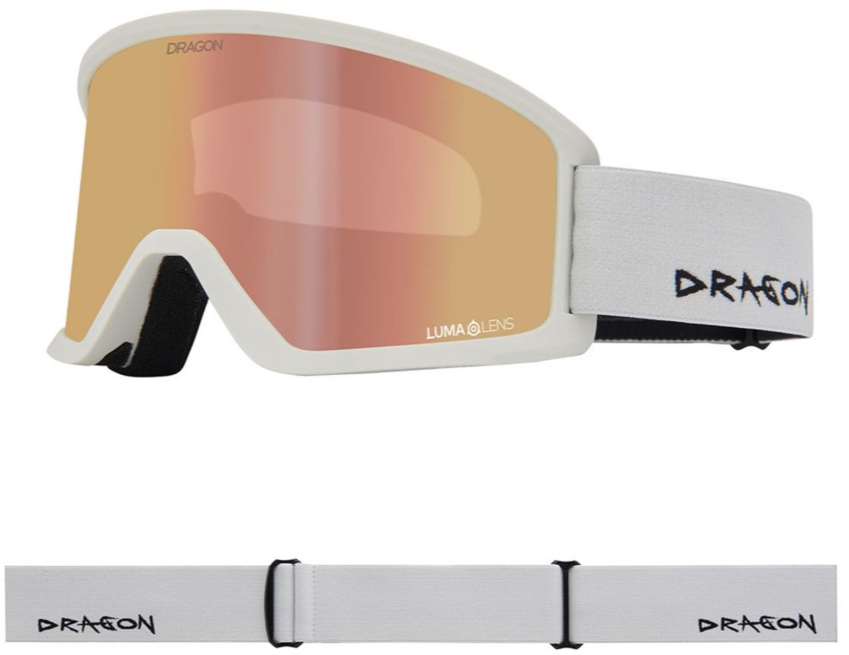 Dragon Alliance DX3 OTG Skibril - Off White/Rose Gold Ionized