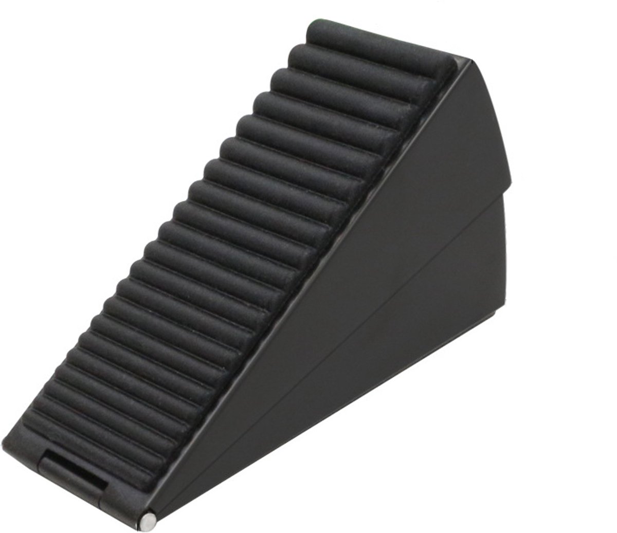 Strakke Matte Zwarte 304 Veer Deurstopper - Verbeterde Beveiliging