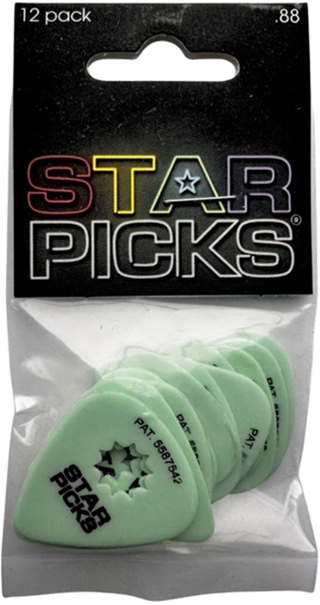 Everly Star Picks Plectrum 0.88 mm 12-pack