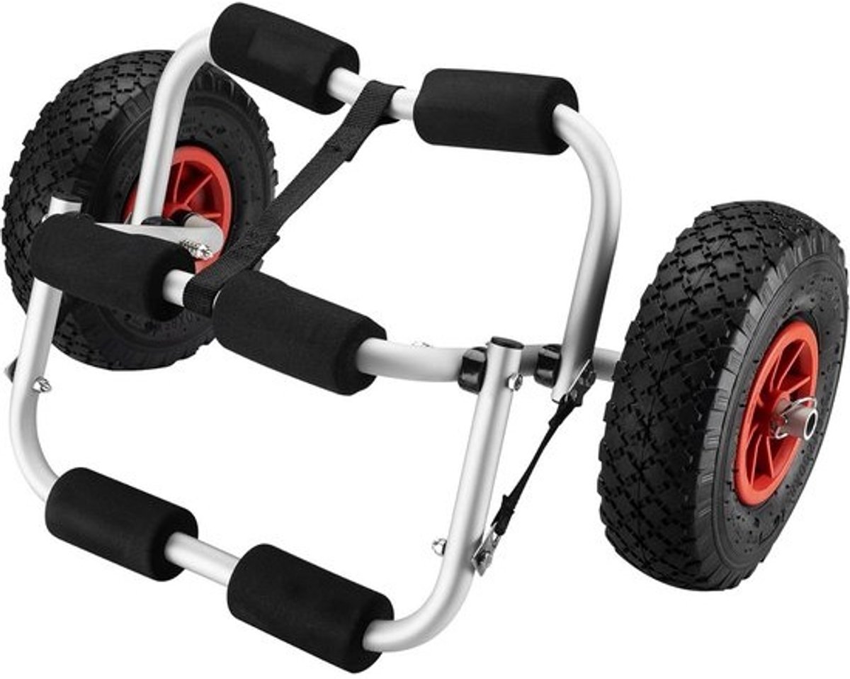 Inklapbare aluminium transportkar voor boot, kano en kajak tot 45 kg