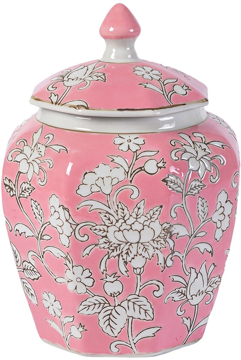 Clayre & Eef Vaas Roze Keramiek