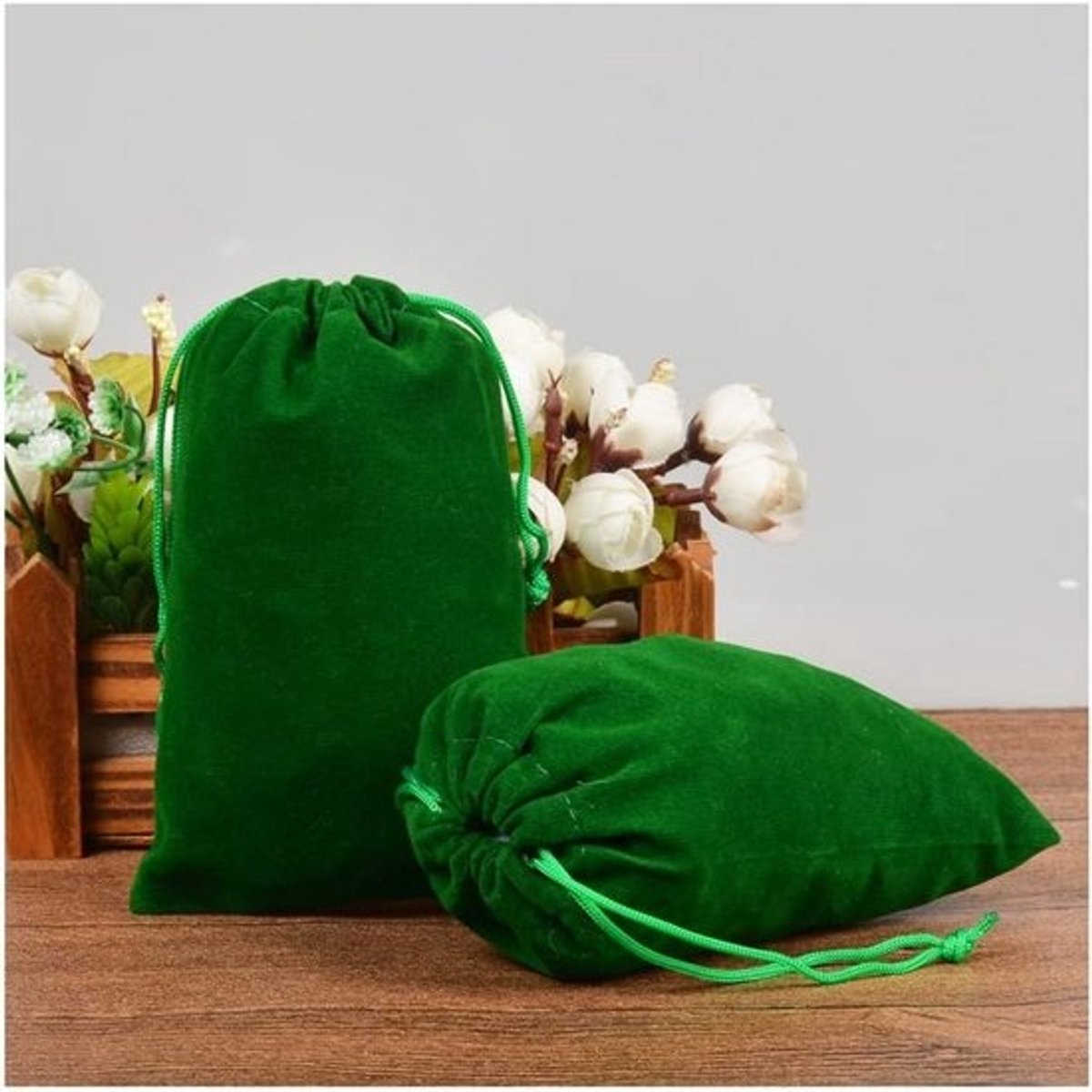 Fluwelen Zakjes 15x20 cm - Zacht en Stijlvol voor Geschenken en Sieraden