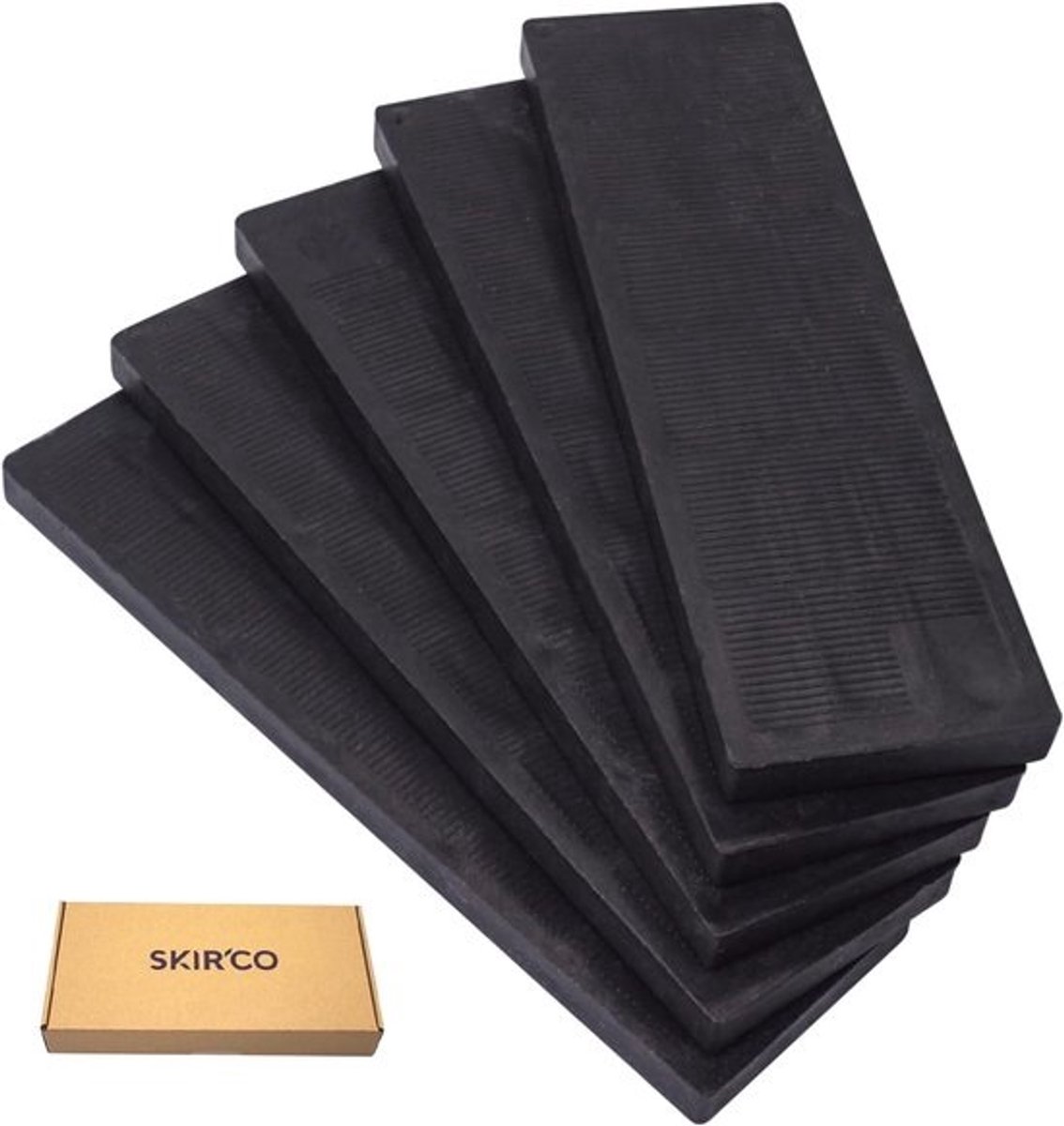 Vlakke Kunststof Shangen (10 Stuks) - 6mm Glaslatten en Kozijnverpakkers