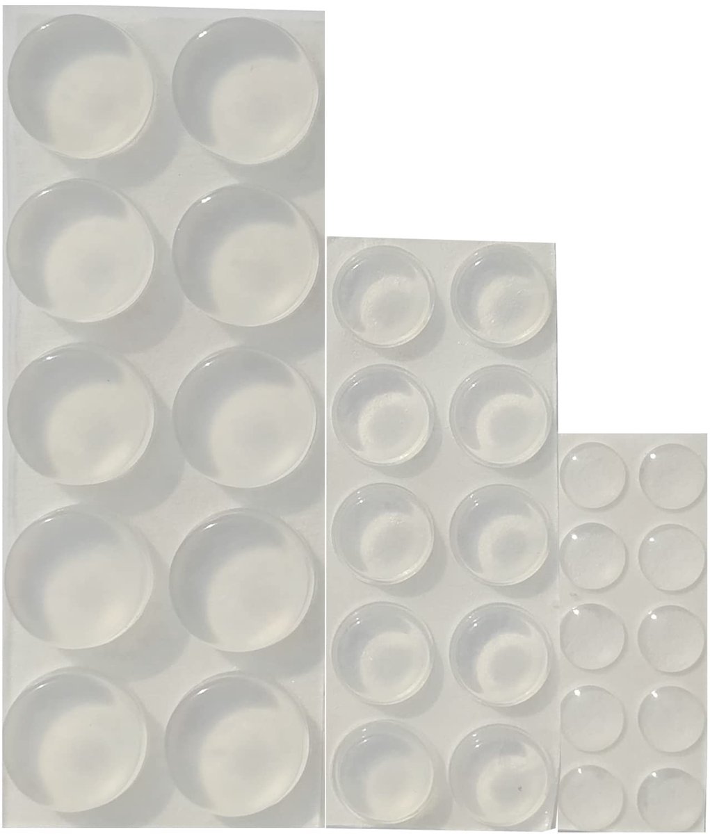 Deurstopper Set - Zelfklevend Transparant - Voor wand en vloer bescherming - 30 stuks