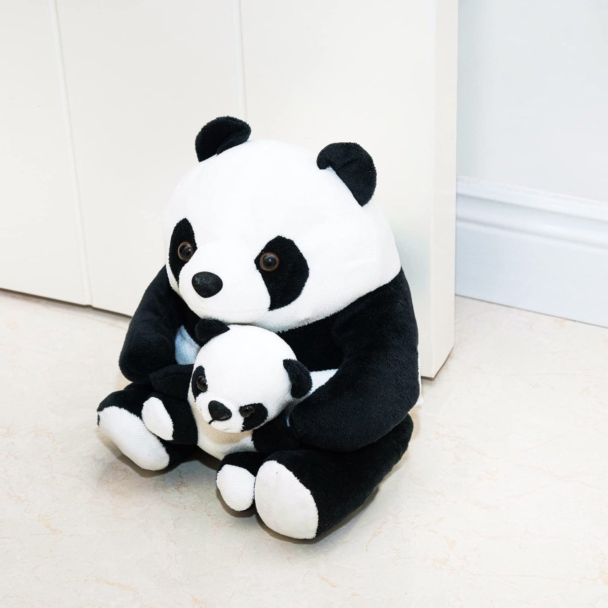 Panda Deurstopper - Stoffen Gevulde en Verzwaarde - Decoratief voor Huis en Kantoor