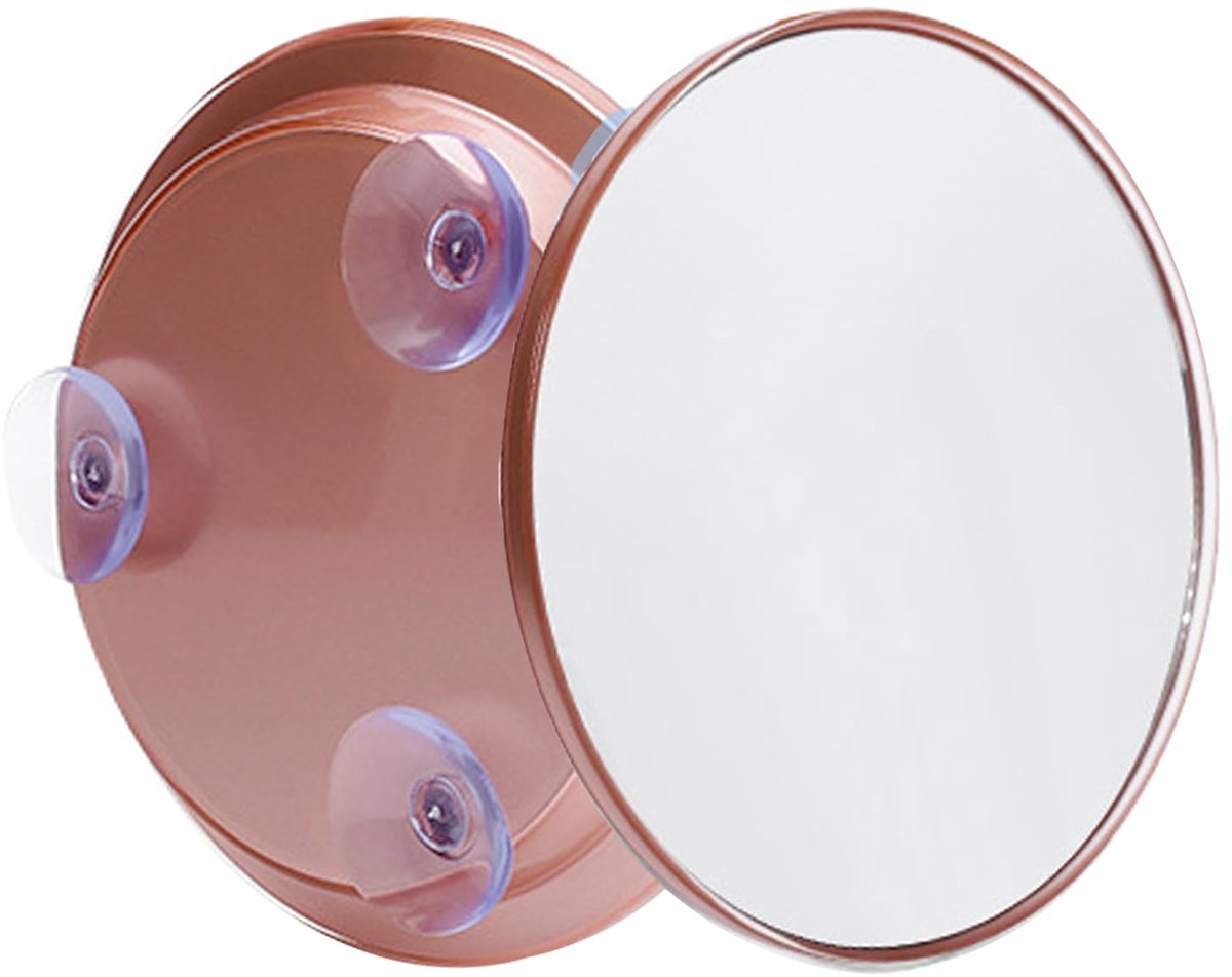 Zuignap Make-up Spiegel - Met verlichting en 10x vergroting - Voor thuis, schoonheidssalon en op reis