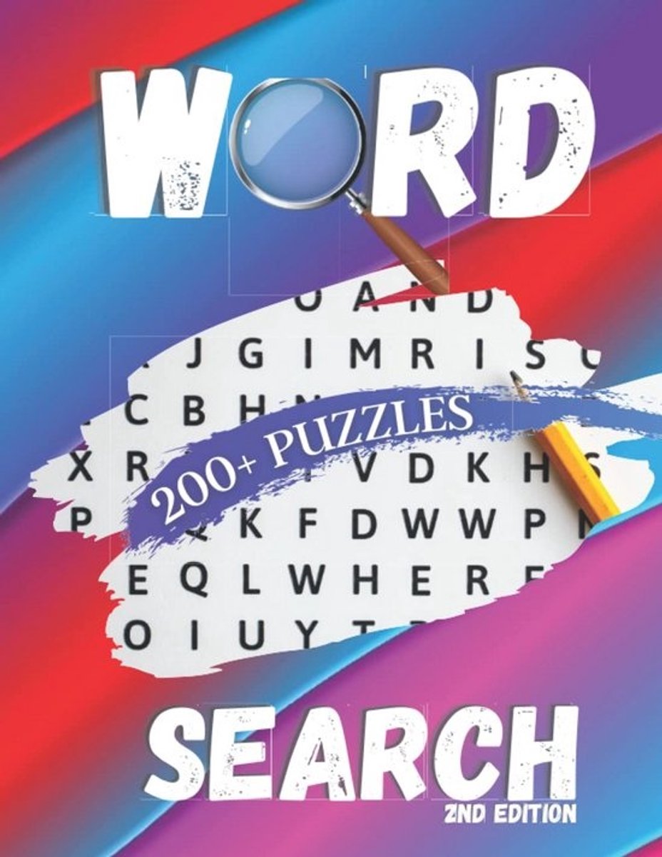 Woordzoeker Puzzelboek met Meer dan 200 Unieke Puzzels