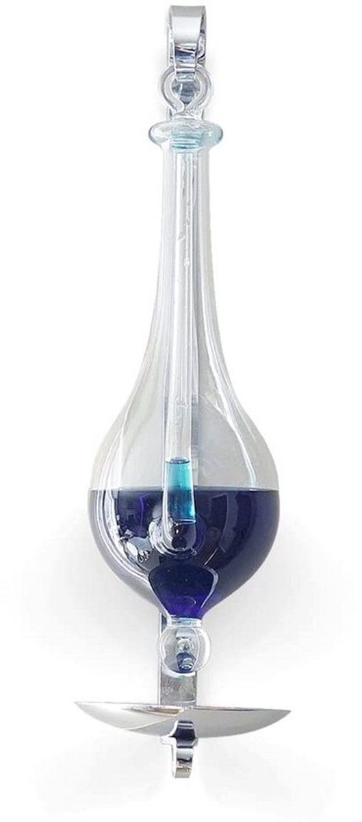Antieke Stofvrije Barometer van Glas voor Binnen en Buiten met Druppelbeker