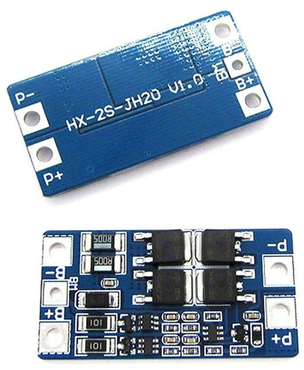 5pcs 2S 10A 8.4V 7.4V Li-ion Lithium 18650 BMS PCM Battery Protection Board - ShopVlot