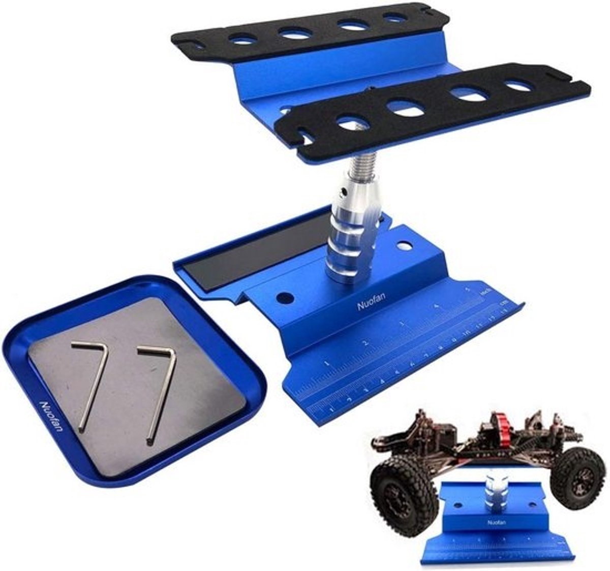 Aluminium RC Auto Werkstandaard met 360 Graden Rotatie voor Reparatie