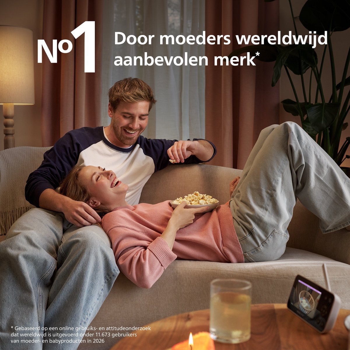 Philips Avent Video babyfoon – Tot 48 uur batterijduur - Nachtzicht en Witte Ruis - DEKRA-gecertificeerd - Zonder wifi - SCD861/26 thumbnail 4