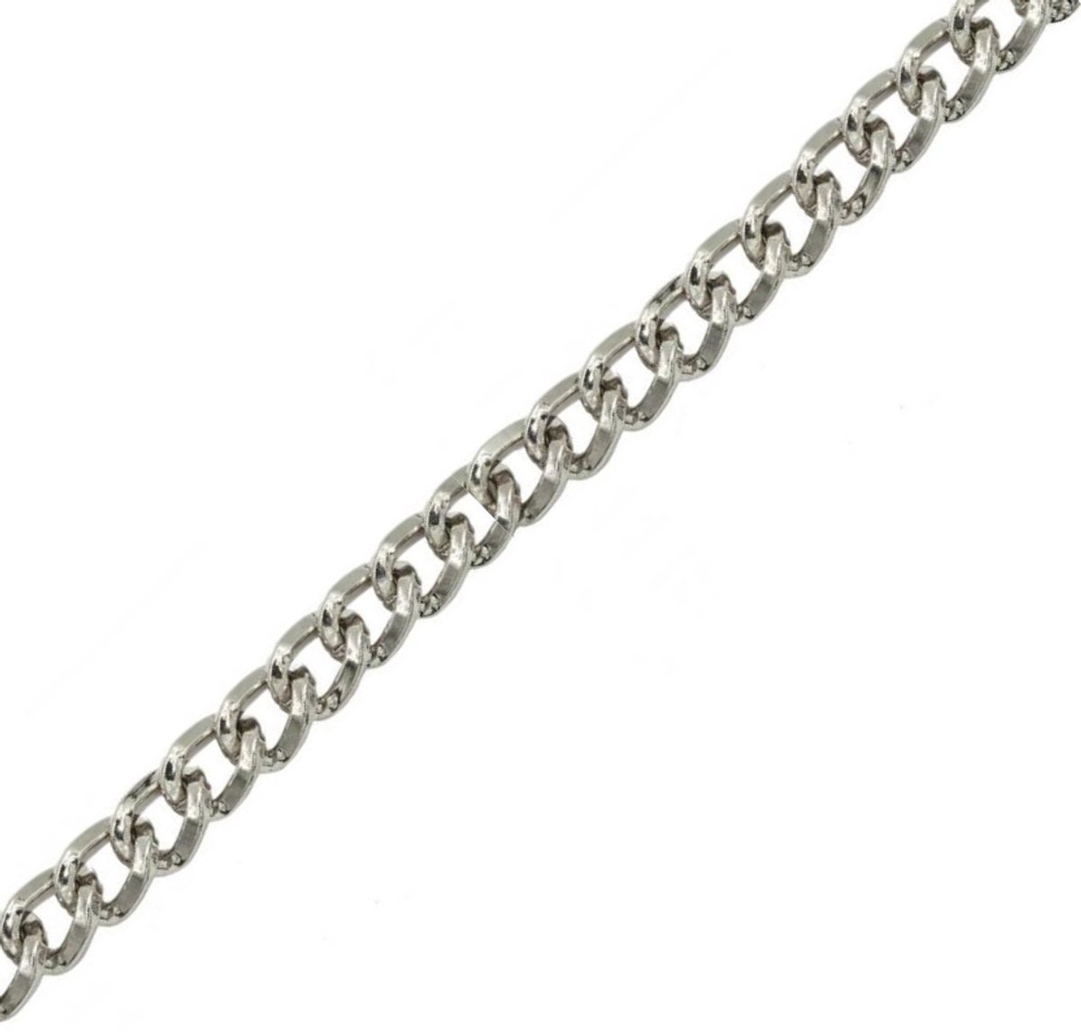 Gourmetketting 1,2 mm – staal vernikkeld – per meter – sierketting – ketting