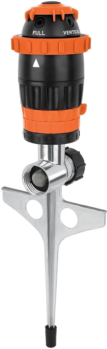 Automatische Tuinsproeier voor Efficiënte Besproeiing, Ideaal voor Tuinen en Gazons, Oranje Kleur