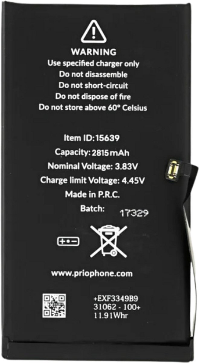 Apple iPhone 12 Pro - Accu
