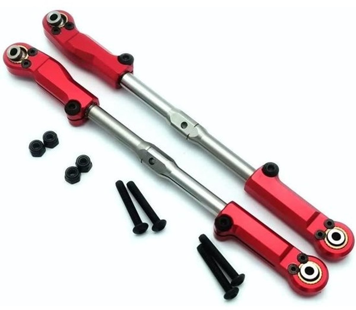 Verstelbare Spoorstang - Trekstang Spanner - RC Auto Afstellen - Roestvrij Staal Schroefdraad - 16.99 x 5.41 x 2.79 cm