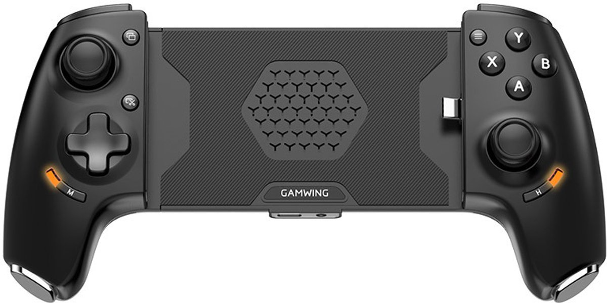 USB-C mobiele gamecontroller voor Android en iPhone 15/16/17-serie, Geschikt voor iPhone en Android-smartphones, met joysticks en triggers, Remote Play, Xbox Streaming, cloudgaming en COD, telefooncontroller met USB-C-aansluiting-Zwart