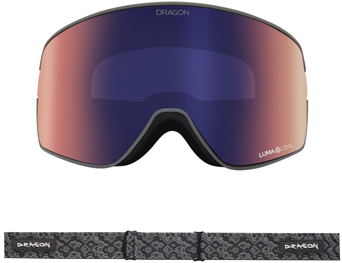 Dragon Alliance NFX2 Skibril - Scorched/Opal Fire & Amber