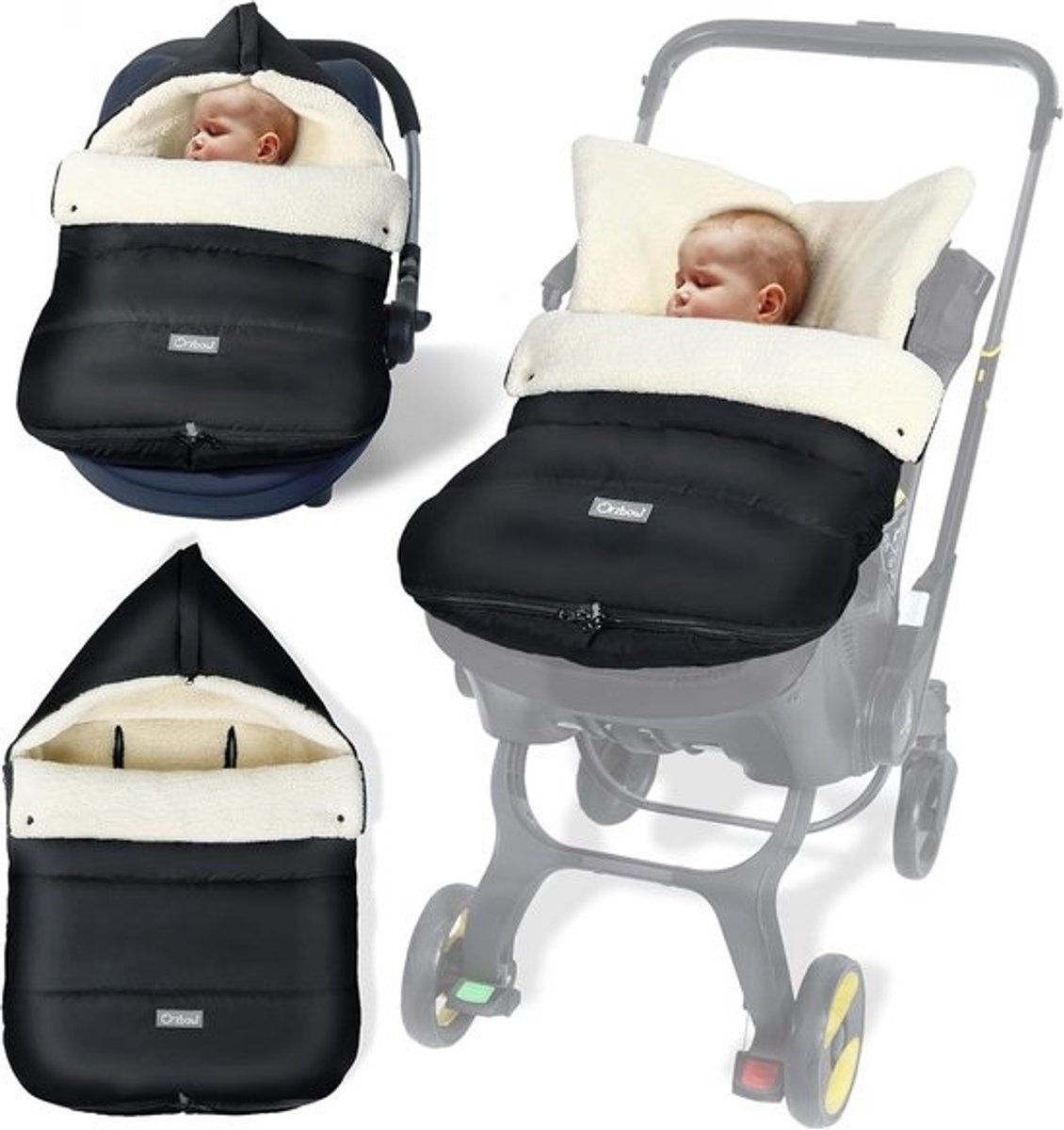Universele Wintervoetenzak voor Kinderwagen en Autostoel - Warm en Waterdicht
