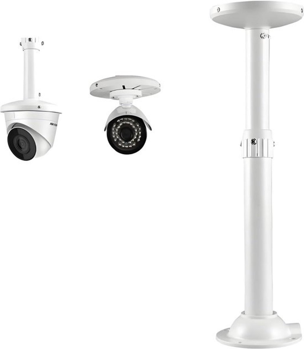 Verstelbare Telescopische Camerabewakingsbeugel voor Muur en Plafond