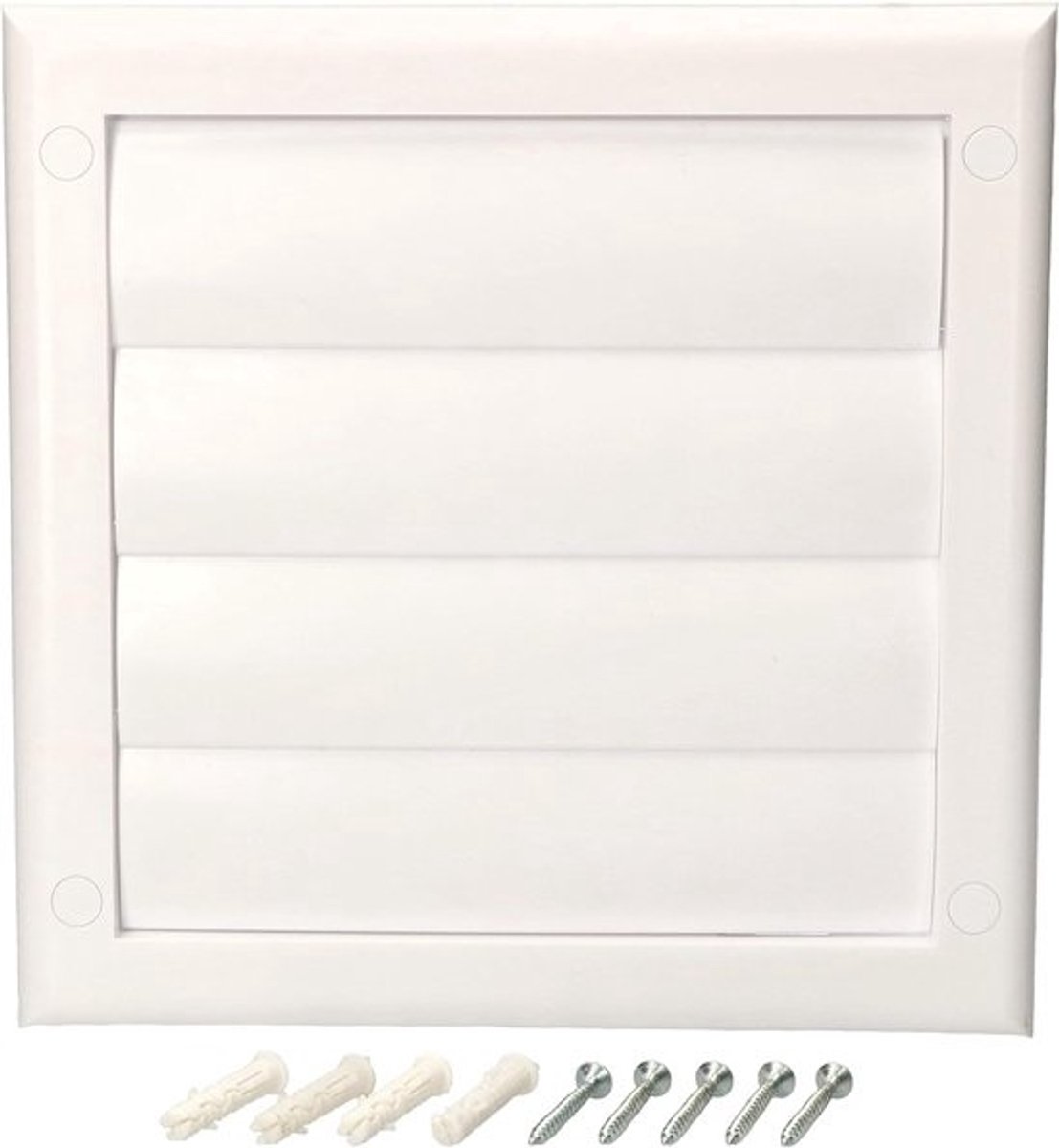 Ventilatierooster afdekhoes met afsluitbare lamellen Ø 100 mm