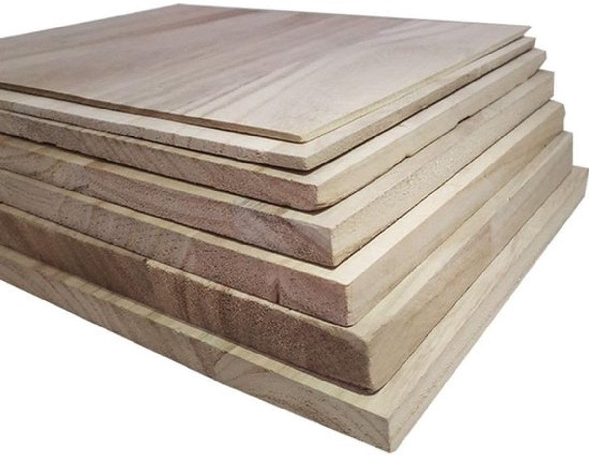 Vechtsport Breukplank - Houten Trainingsplank - Vechtsport Training - Herbruikbaar Ontwerp - Diverse Diktes - Natuurlijk Hout