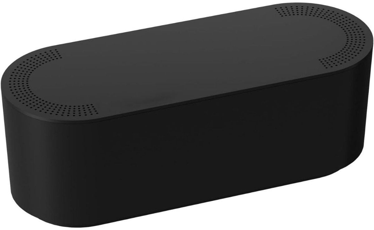 Zolvano® Kabelbox - Stekkerdoos voor Snoeren Wegwerken - Kabel Organiser-Zwart