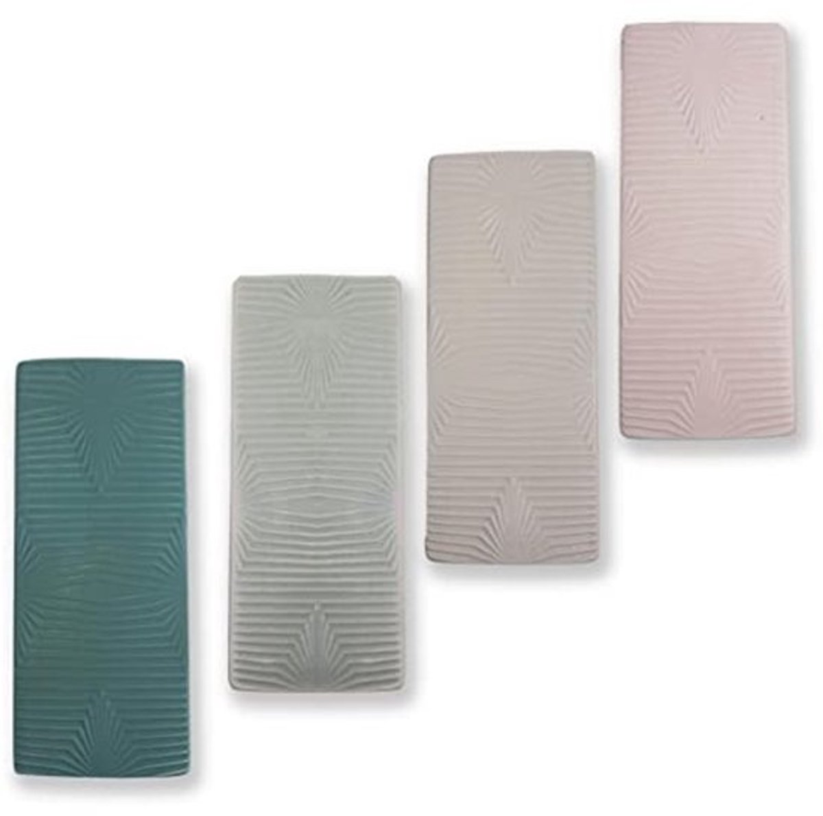 Keramische luchtbevochtiger set voor radiator – 4-delige waterverdamper met unieke designs