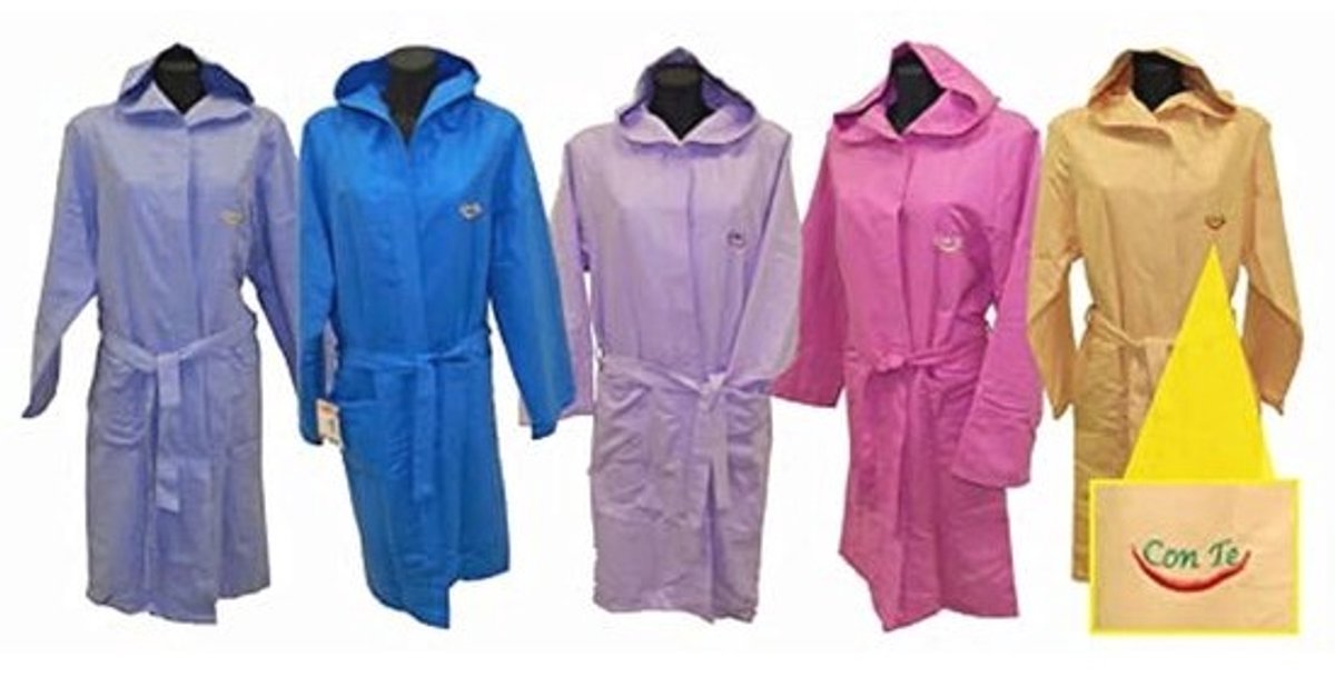 Microfiber Badjas voor Dames en Heren met Capuchon en 2 Zakken – Licht, Compact en Absorberend