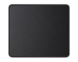 Muismat - Gaming Muismat - Anti Slip - 300 x 250 mm - Gestikte Randen - Waterafstotend - Zwart