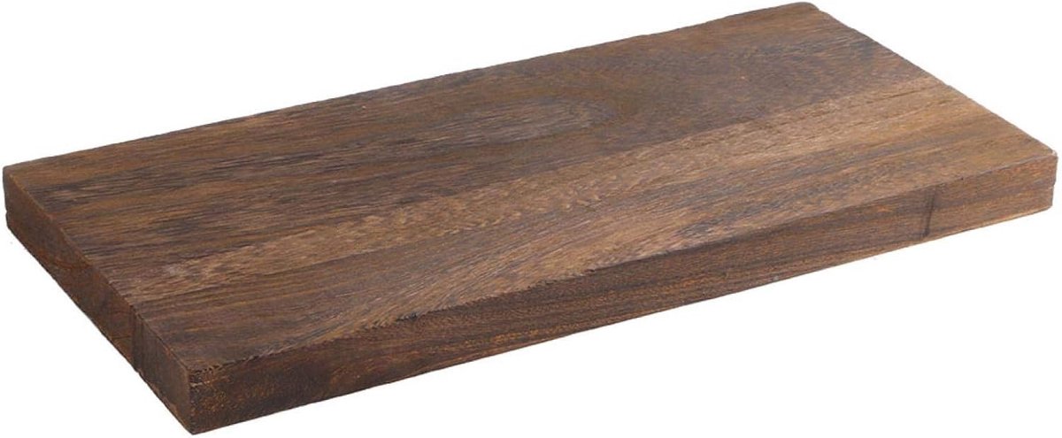Houten zwevende wandplank voor slaapkamer, woonkamer en bureau - Bloemrekken en opslag (30x14x2cm)