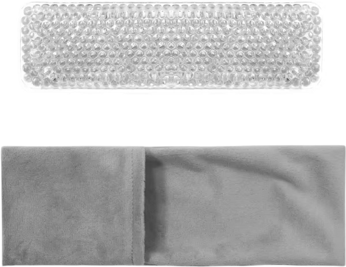 Heet Koud Kompres Perianaal – Herbruikbaar Warmte- en Koel Kussen, Koud/Warm Kompres voor Verzorging en Comfort - Grijs