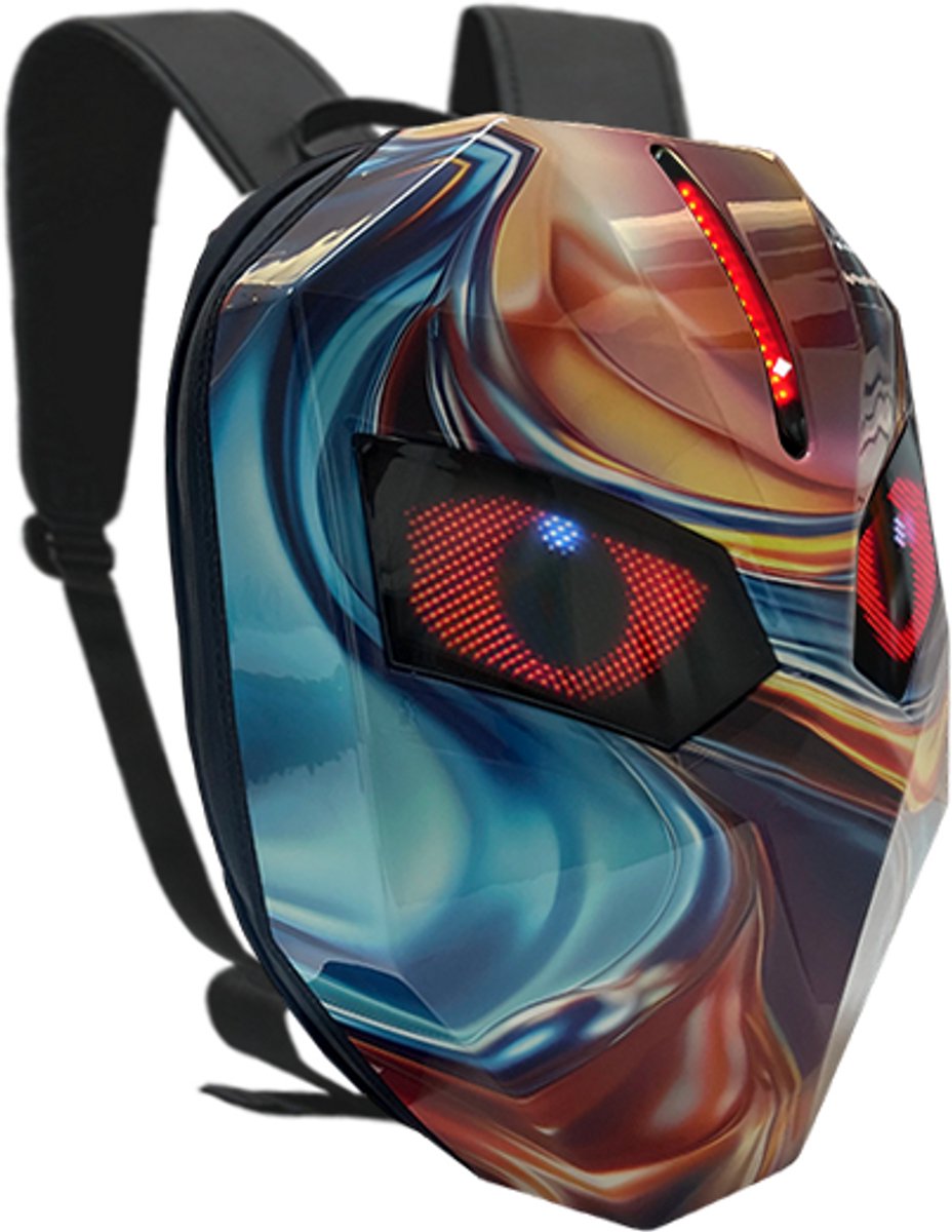 HD LED Rider Backpack – Cool RED - Waterproof